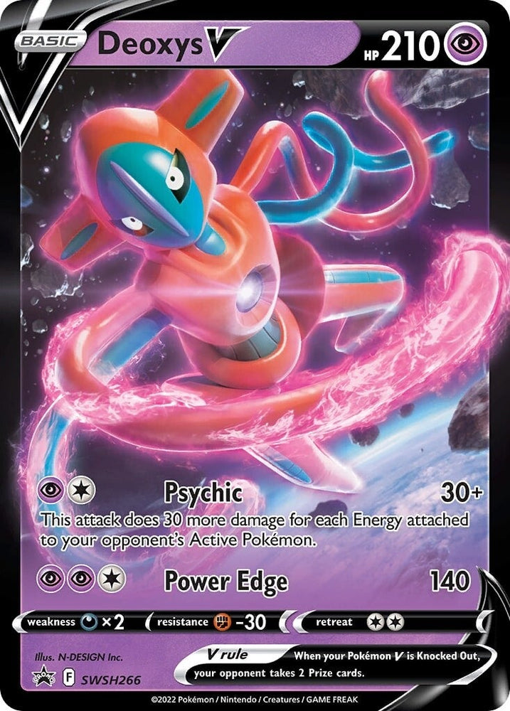 Deoxys V (SWSH266) [Sword &amp; Shield: Black Star Promos] 