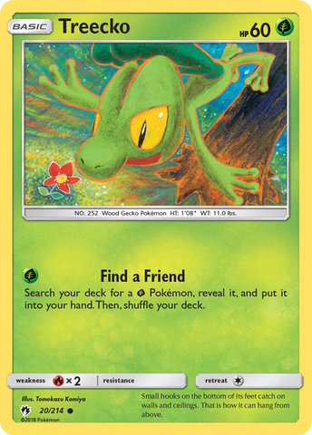 Treecko (20/214) [Sun &amp; Moon: Lost Thunder] 