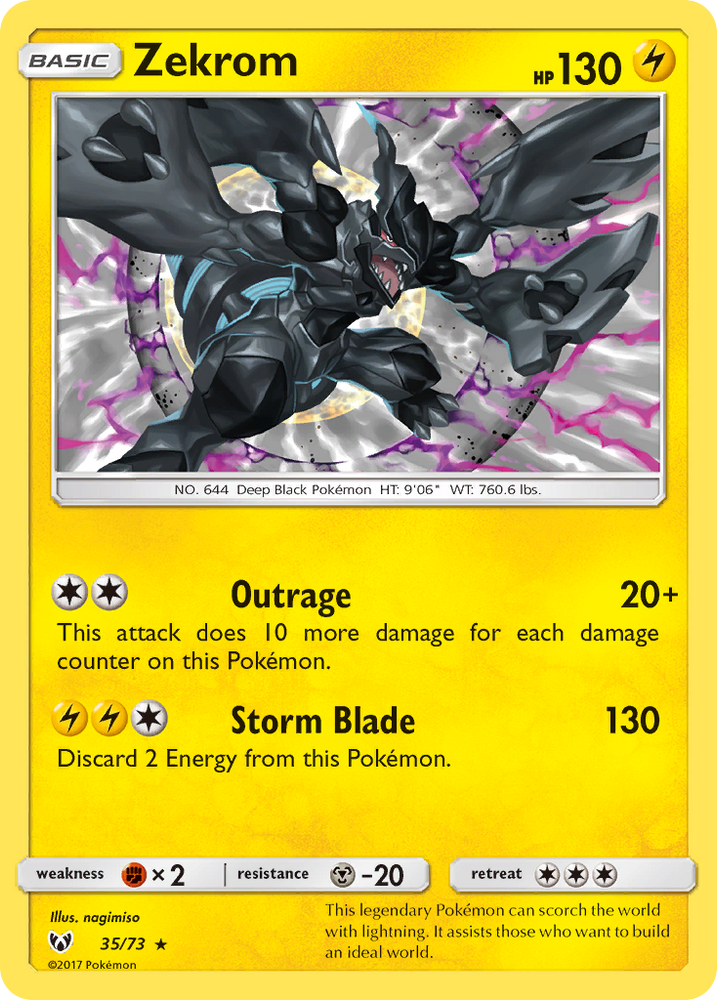 Zekrom (35/73) [Sun &amp; Moon: Shining Legends] 