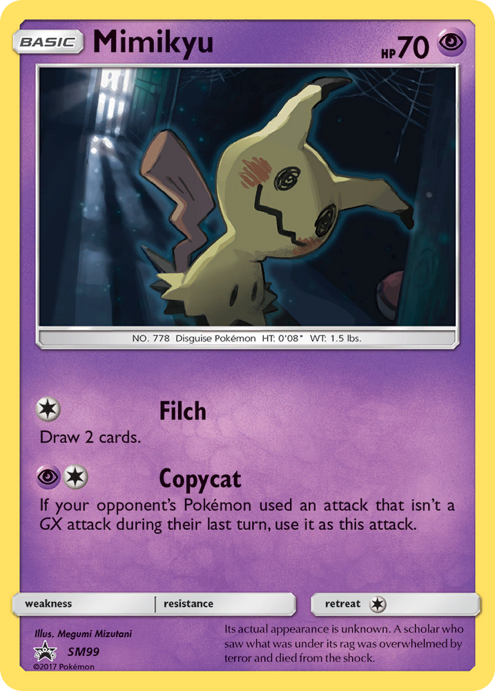 Mimikyu (SM99) [Sun &amp; Moon: Black Star Promos] 