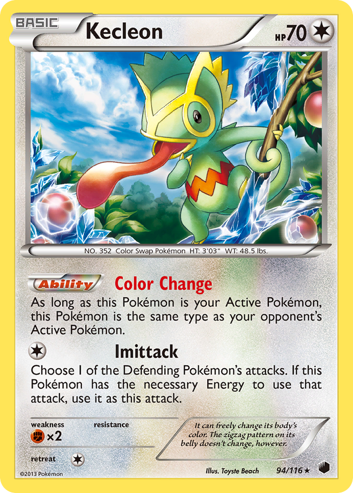Kecleon (94/116) [Black &amp; White: Plasma Freeze] 