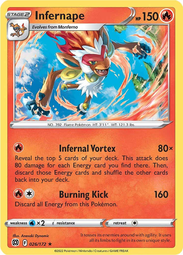 Infernape (026/172) [Sword &amp; Shield: Brilliant Stars] 