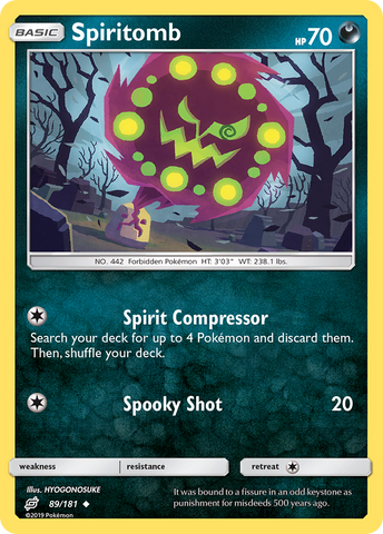 Spiritomb (89/181) [Sun &amp; Moon: Team Up] 