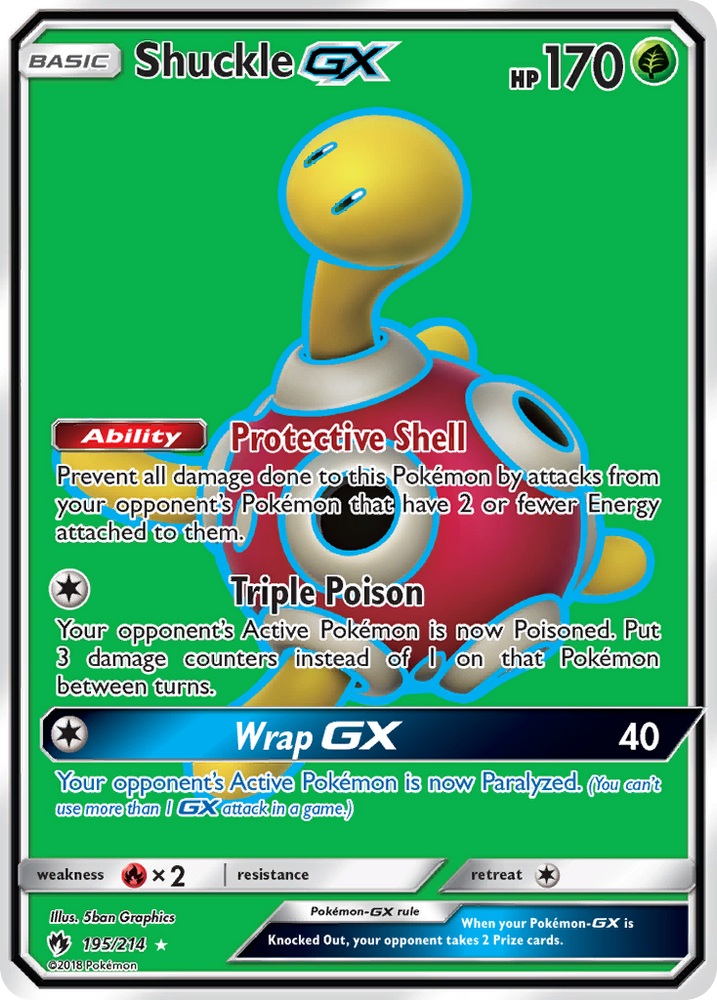 Shuckle GX (195/214) [Sun &amp; Moon: Lost Thunder] 