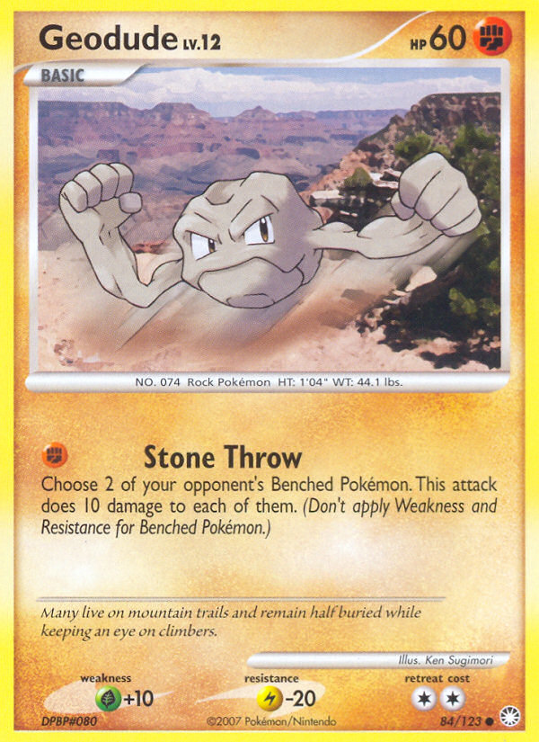 Geodude (84/123) [Diamond &amp; Pearl: Mysterious Treasures] 