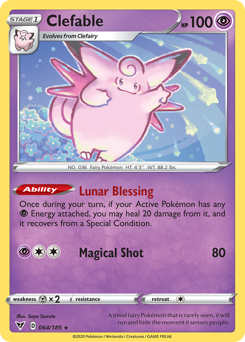 Clefable (064/185) [Sword &amp; Shield: Vivid Voltage] 