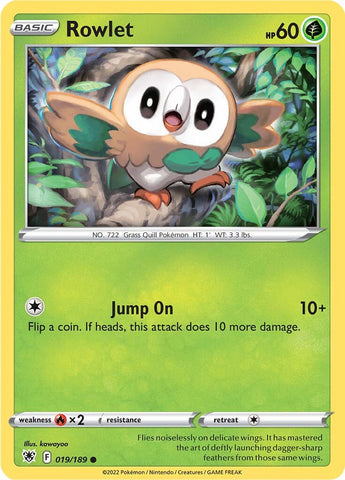 Rowlet (019/189) [Sword &amp; Shield: Astral Radiance] 