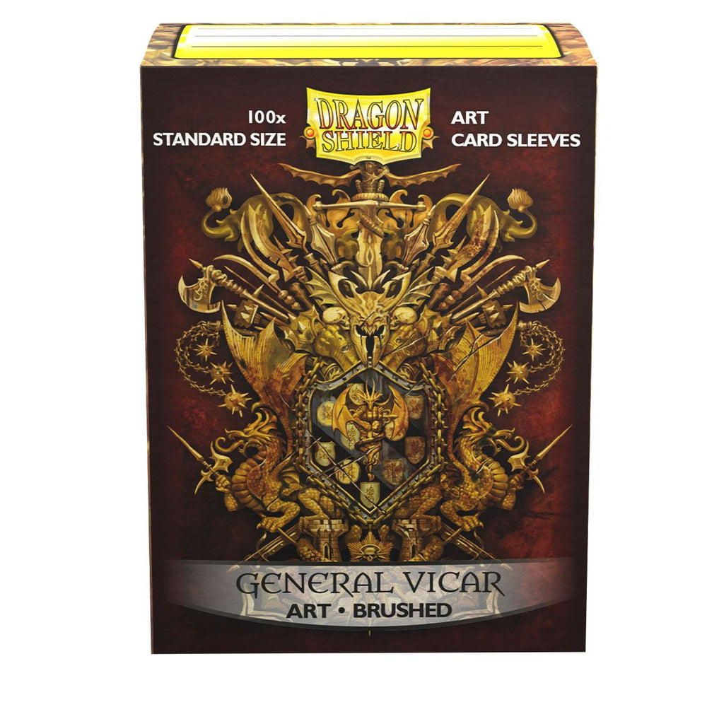 Dragon Shield: Standard 100ct Brushed Art Sleeves - General Vicar