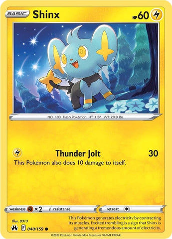 Shinx (040/159) (40) [Sword &amp; Shield: Crown Zenith] 