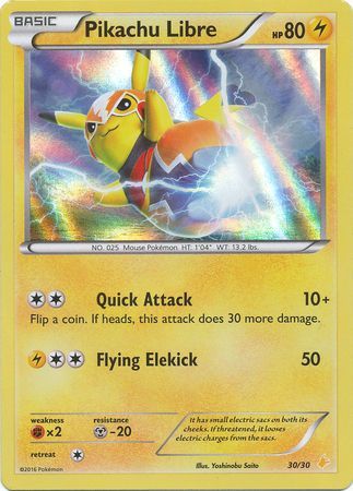 Free Pikachu (30/30) [XY: Trainer Kit 3 - Free Pikachu] 