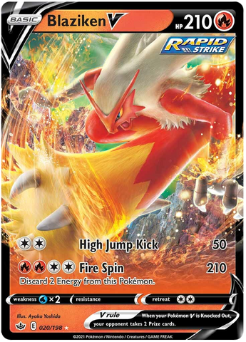 Blaziken V (020/198) [Sword &amp; Shield: Chilling Reign] 