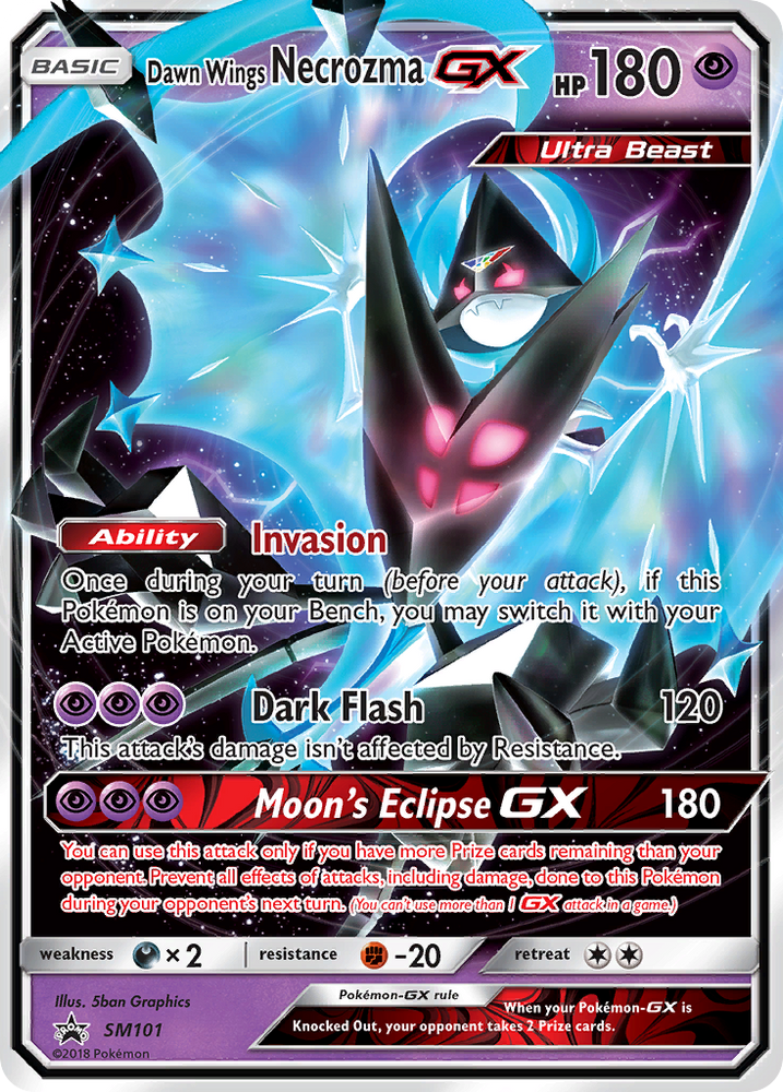 Dawn Wings Necrozma GX (SM101) [Sun &amp; Moon: Black Star Promos] 