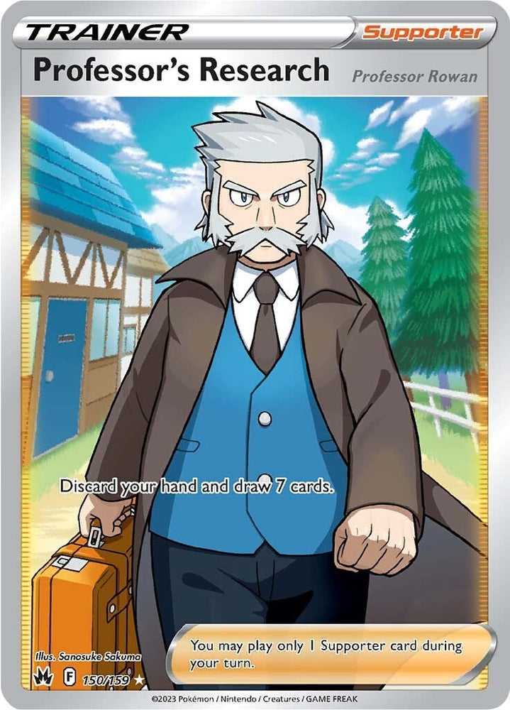 Professor's Research (150/159) (Full Art) [Sword &amp; Shield: Crown Zenith] 