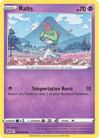 Ralts (060/189) [Sword & Shield: Astral Radiance]