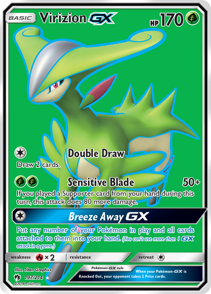 Virizion GX (197/214) [Sun &amp; Moon: Lost Thunder] 