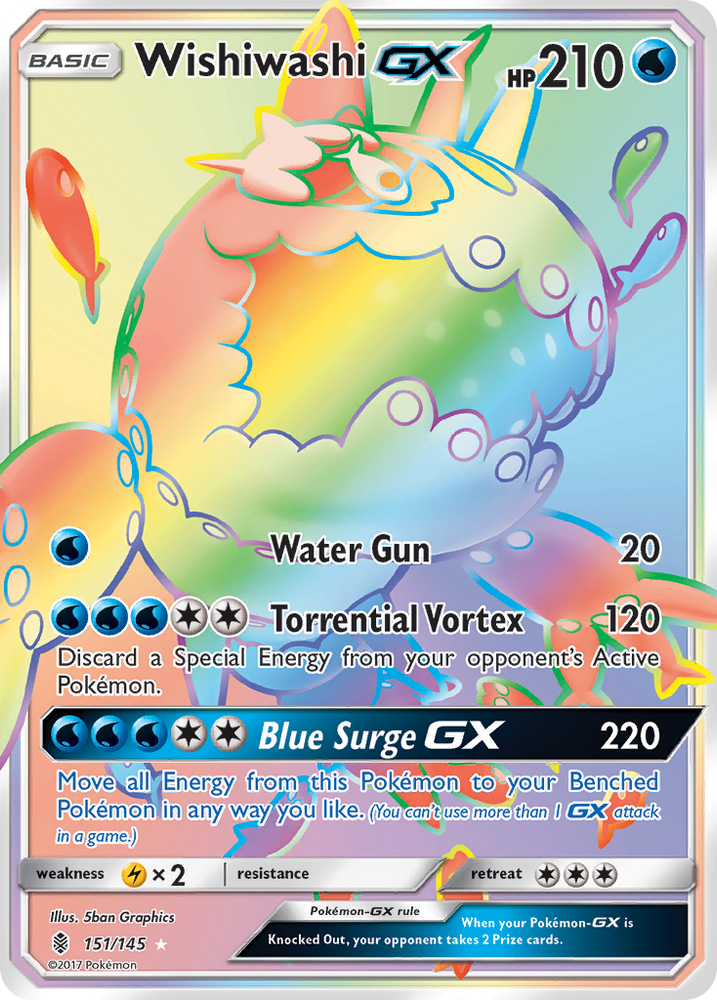 Wishiwashi GX (151/145) [Sun &amp; Moon: Guardians Rising] 