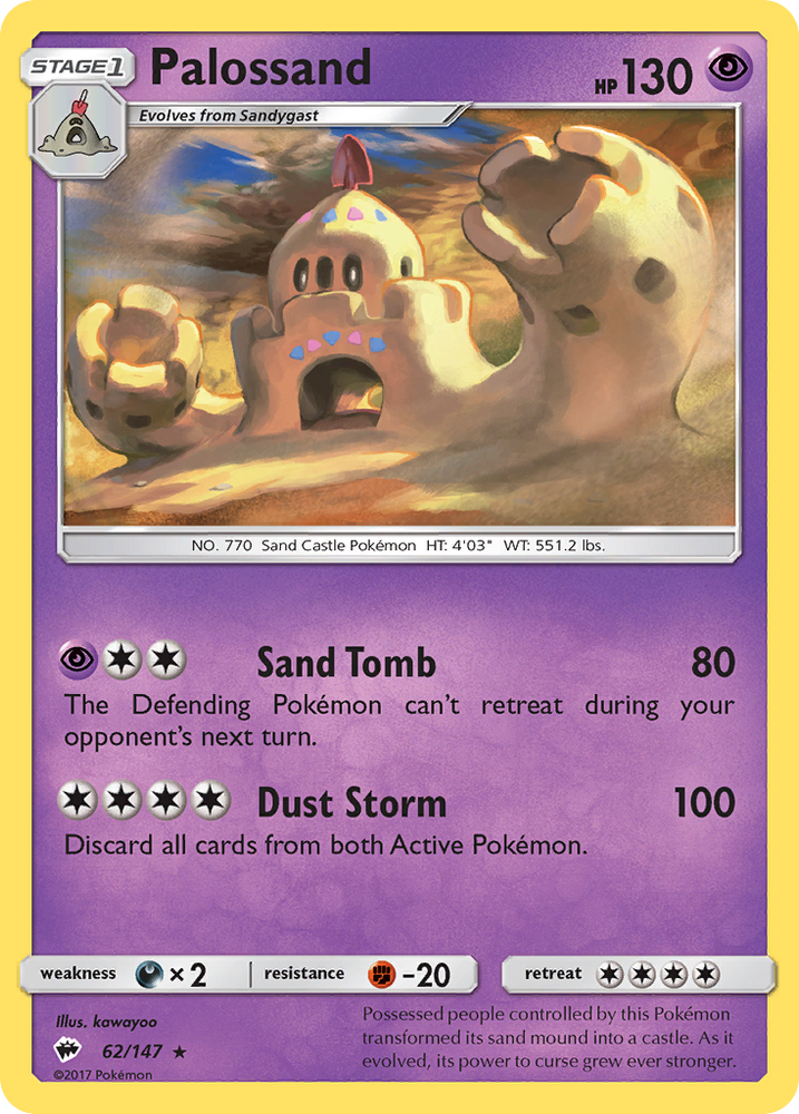 Palossand (62/147) [Sun &amp; Moon: Burning Shadows] 