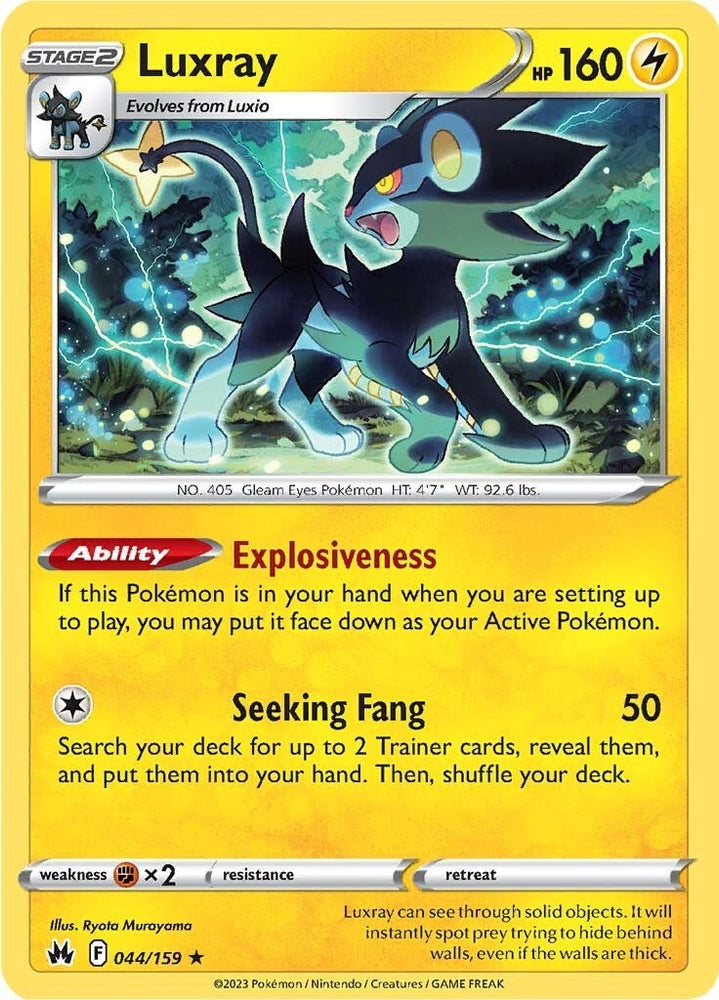 Luxray (044/159) (44) [Sword &amp; Shield: Crown Zenith] 