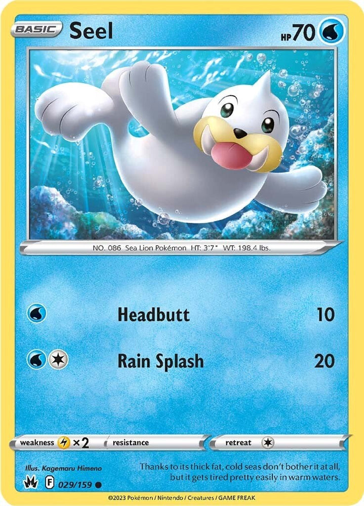 Seel (029/159) [Sword &amp; Shield: Crown Zenith] 