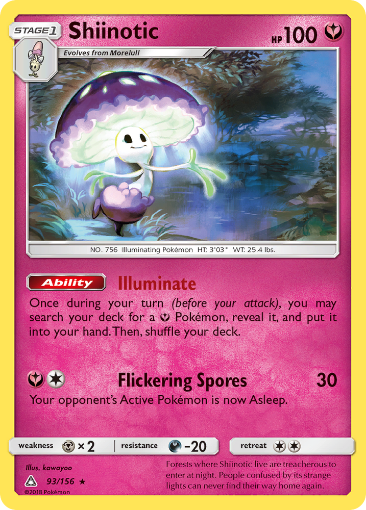 Shiinotic (93/156) [Sun &amp; Moon: Ultra Prism] 