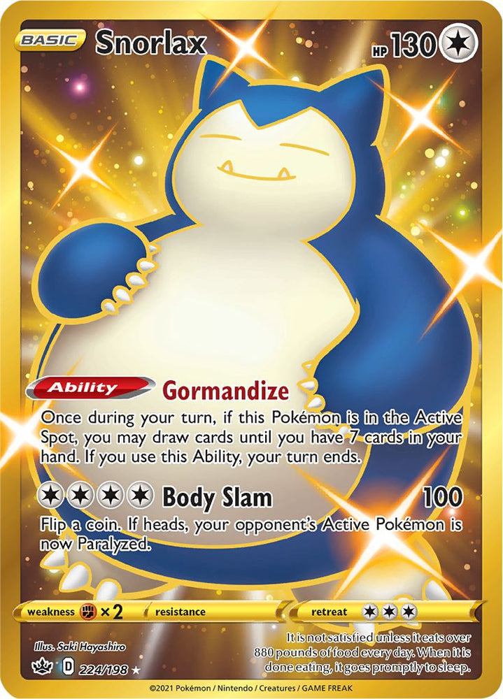 Snorlax (224/198) [Sword &amp; Shield: Chilling Reign] 