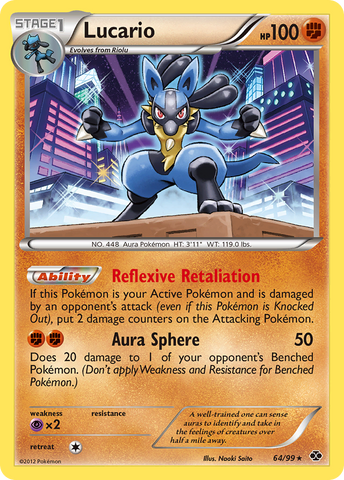Lucario (64/99) [Black &amp; White: Next Destinies] 