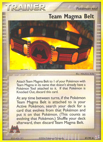 Team Magma Belt (81/95) [EX: Team Magma vs. Team Aqua] 