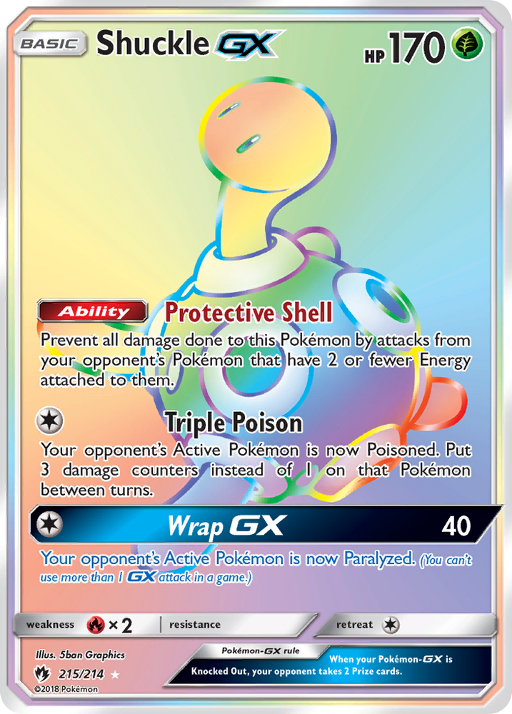 Shuckle GX (215/214) [Sun &amp; Moon: Lost Thunder] 