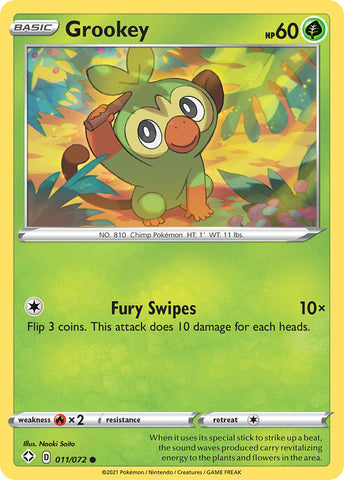 Grookey (011/072) [Sword &amp; Shield: Shining Fates] 