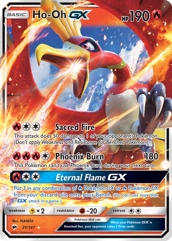 Ho-Oh GX (21/147) [Sun &amp; Moon: Burning Shadows] 