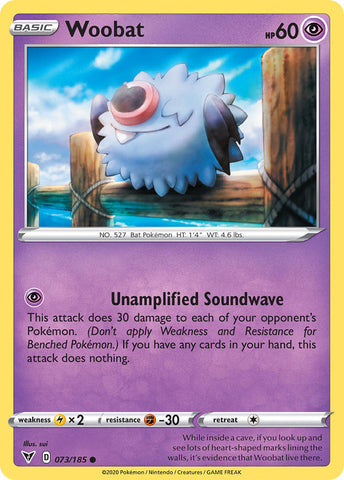 Woobat (073/185) [Sword &amp; Shield: Vivid Voltage] 