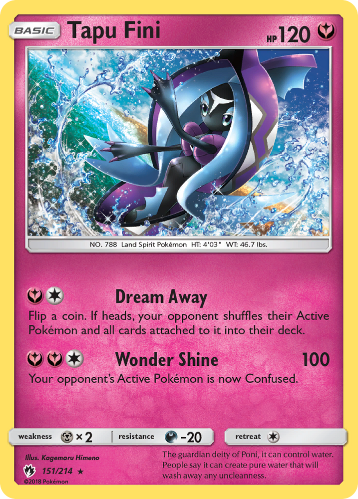 Tapu Fini (151/214) [Sun &amp; Moon: Lost Thunder] 