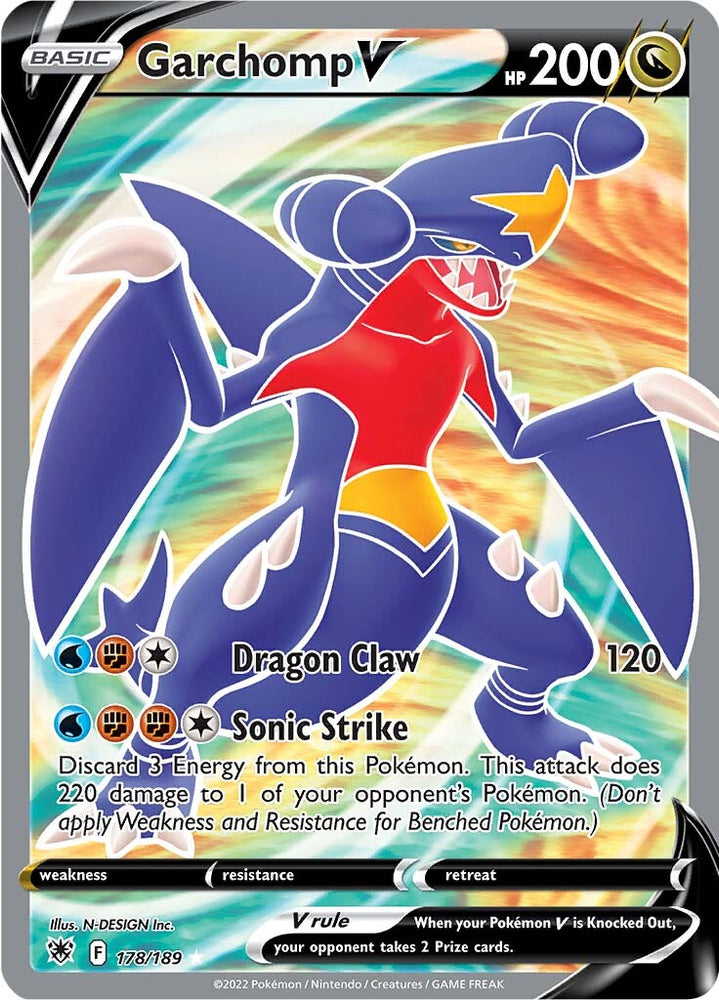 Garchomp V (178/189) [Sword &amp; Shield: Astral Radiance] 