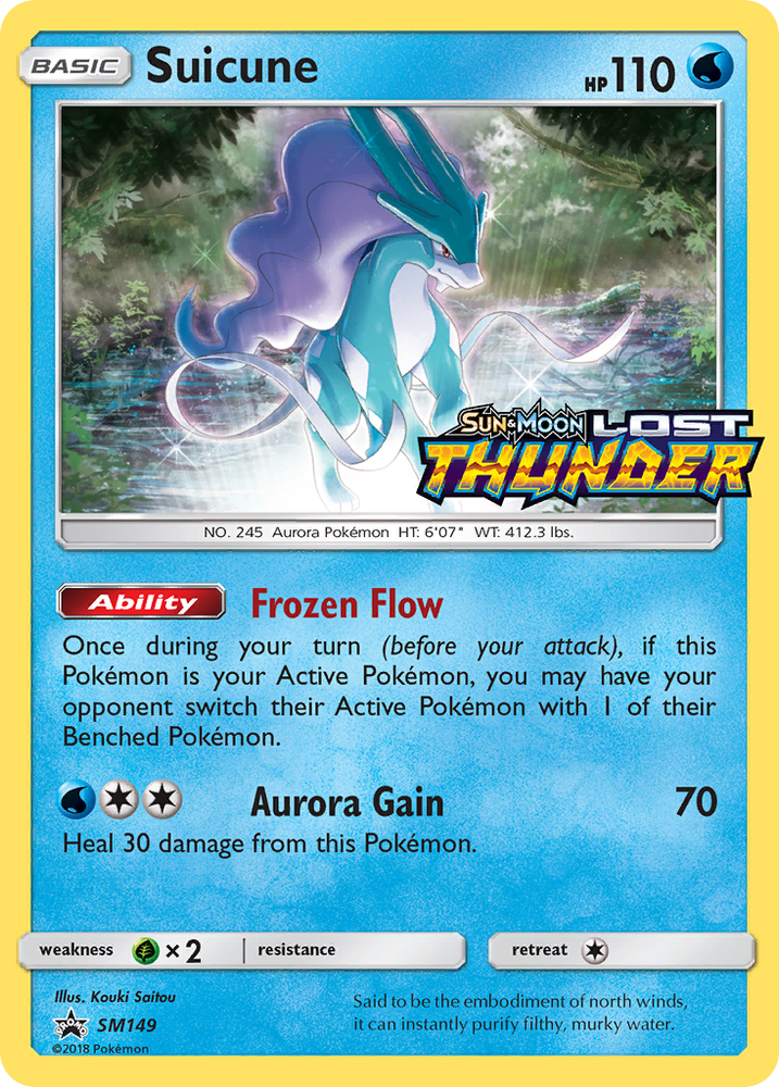 Suicune (SM149) [Sun &amp; Moon: Black Star Promos] 