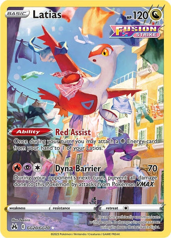 Latias (GG20/GG70) [Sword &amp; Shield: Crown Zenith] 