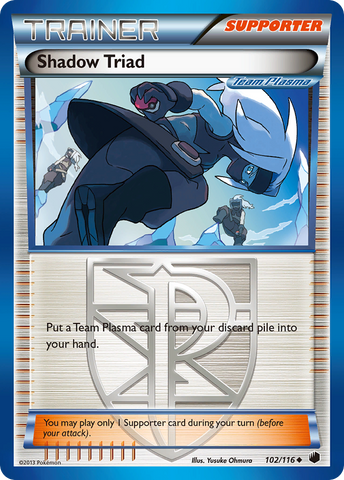 Shadow Triad (102/116) [Black &amp; White: Plasma Freeze] 