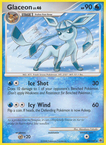 Glaceon (20/100) [Diamond &amp; Pearl: Majestic Dawn] 