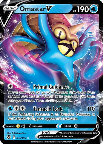 Omastar V (035/195) [Sword &amp; Shield: Silver Tempest] 