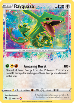 Rayquaza (138/185) [Sword &amp; Shield: Vivid Voltage] 