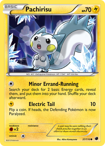 Pachirisu (37/116) [Black &amp; White: Plasma Freeze] 