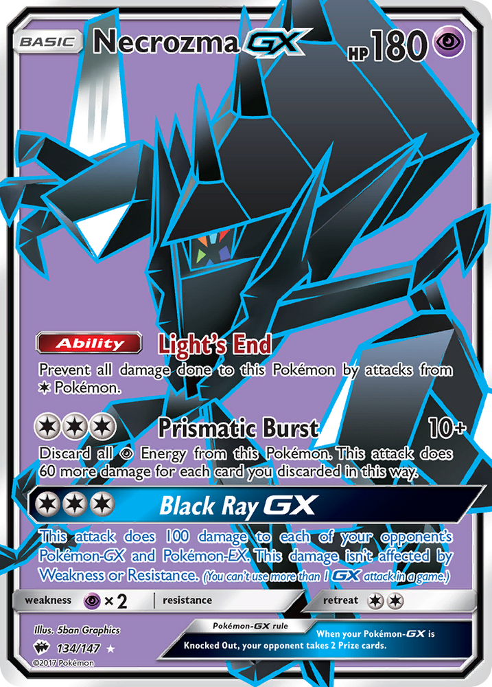 Necrozma GX (134/147) [Sun &amp; Moon: Burning Shadows] 