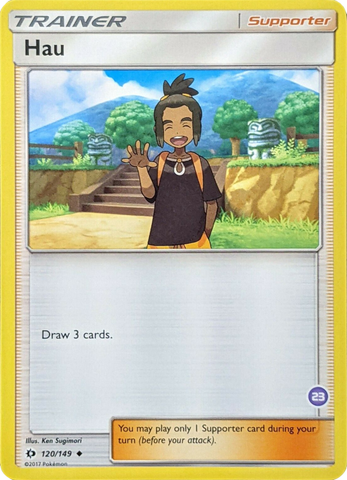 Hau (120/149) (Exclusive Deck #23) [Sun &amp; Moon: Trainer Kit - Alolan Sandslash] 