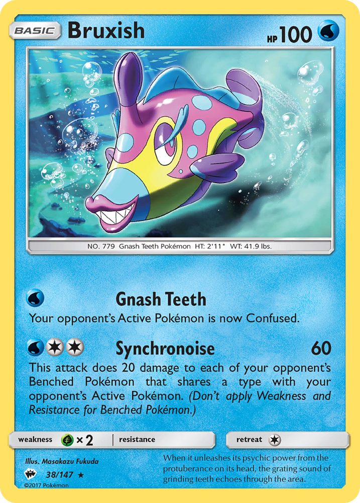 Bruxish (38/147) [Sun &amp; Moon: Burning Shadows] 