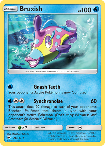 Bruxish (38/147) [Sun &amp; Moon: Burning Shadows] 