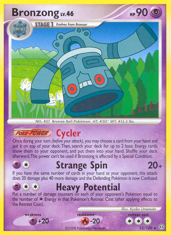 Bronzong (13/100) [Diamond &amp; Pearl: Stormfront] 