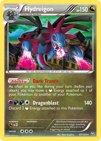 Hydreigon (97/124) [Black &amp; White: Dragons Exalted] 