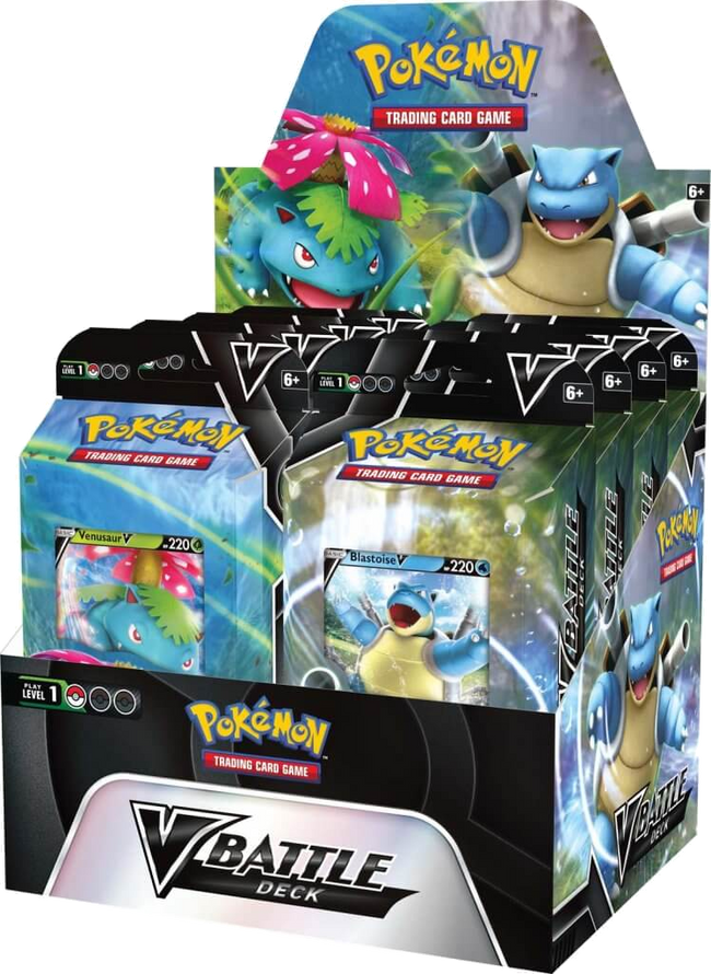 V Battle Deck Display (Venusaur V/Blastoise V)