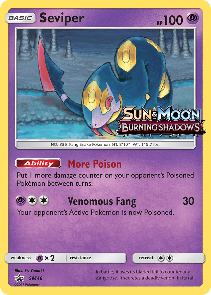 Seviper (SM46) [Sun &amp; Moon: Black Star Promos] 