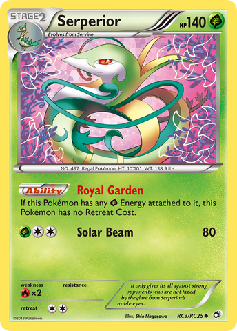 Serperior (RC3/RC25) [Black &amp; White: Legendary Treasures] 