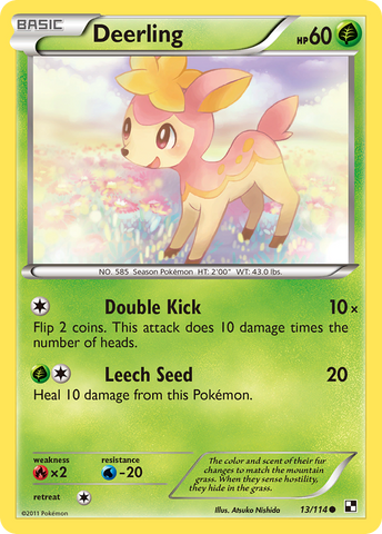 Deerling (13/114) [Black &amp; White: Base Set] 